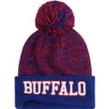 YANGUMGUAN Buffalo Football Beanie Hat for Men and Women Super Soft Knit Pom Skullcap Winter Toque Cap
