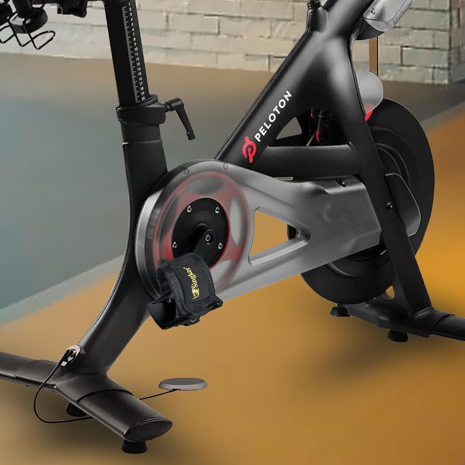 Peloton Toe Clips - Adjustable Metal Pedal Adapters for Sneakers | Indoor Cycling Fitness Accessory