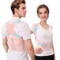 Ycctvar Back Brace Posture Corrector for Women And Men Support Straightener Scoliosis Upper Highest Rated Hunchback Thoracic Device Straps Upright Full Shoulder Fixer Body Poster Trainer Pink X-Large