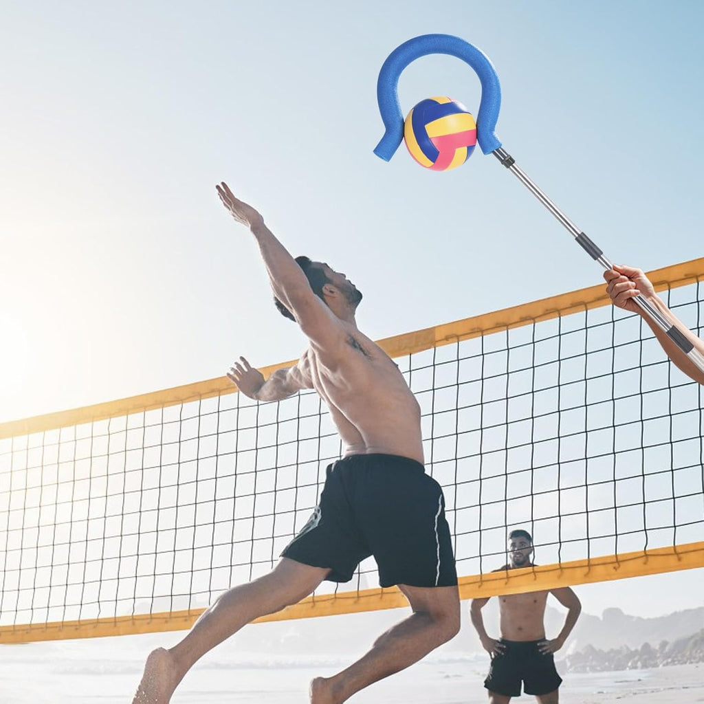Skiennix Adjustable Volleyball Spike Trainer - Portable Lightweight Hitting Trainer for Serving & Spiking (No Ball)