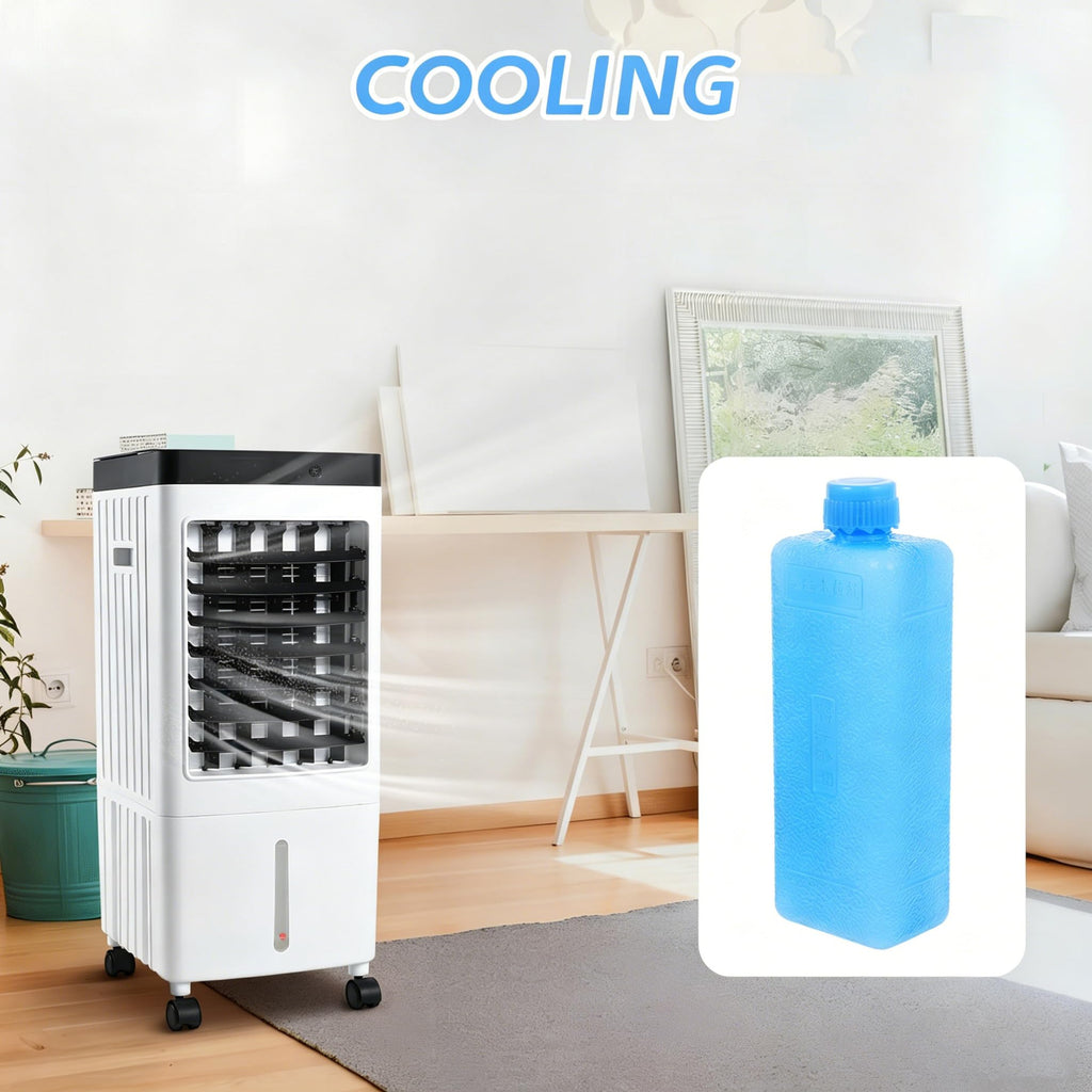 Yardwe Ice Crystal Box 4 Pack Reusable Portable Ice Packs for Air Conditioner Coolers and Lunch Boxes Leak-Resistant Rubber Material Mini Size for Home and Outdoor Use