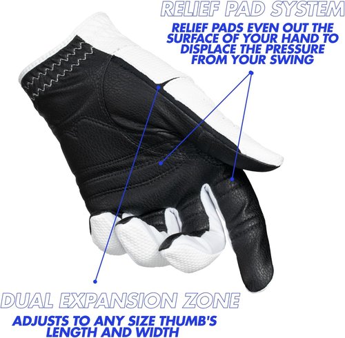 Bionic Men's RelaxGrip 2.0 DX Golf Glove - Superior Comfort & Grip | Perfect for All Hand Sizes