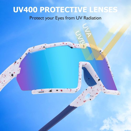 FEISEDY Polarized Kids Sunglasses - UV400 Protection for Youth Sports | Ideal for Baseball & Tennis