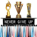 Dafftos Medal Hanger - Metal Trophy Rack Organizer for Ribbons & Awards | Easy to Install