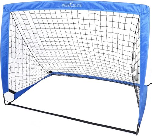 KIDS LAND Football Goal - 4' X 3' Portable Toddler Net with Carry Bag | Ideal for Backyard Training