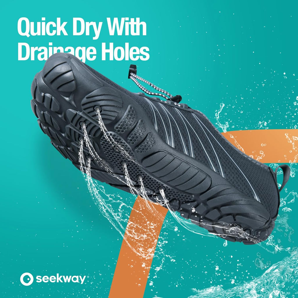 SEEKWAY Aqua Shoes - Quick-Dry Water Footwear for Men & Women | Perfect for Beach, Pool, and Hiking