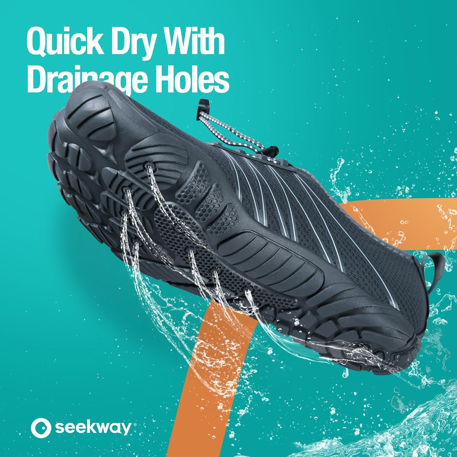SEEKWAY Aqua Shoes - Quick-Dry Water Footwear for Men & Women | Perfect for Beach, Pool, and Hiking