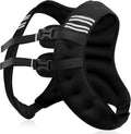 NATURELUX Weighted Vest for Men & Women - Adjustable 5-30lbs with Reflective Stripe | Ideal for Strength Training & Running
