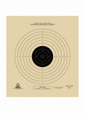 B-40/1 Shooting Targets – Slow Fire- 50 Yard Pistol & Handgun Practice - High-Visibility Bullseye Target Sheets for Indoor & Outdoor Shooting Ranges, Air Pistol, (100 Target Pack) (Black, 100)