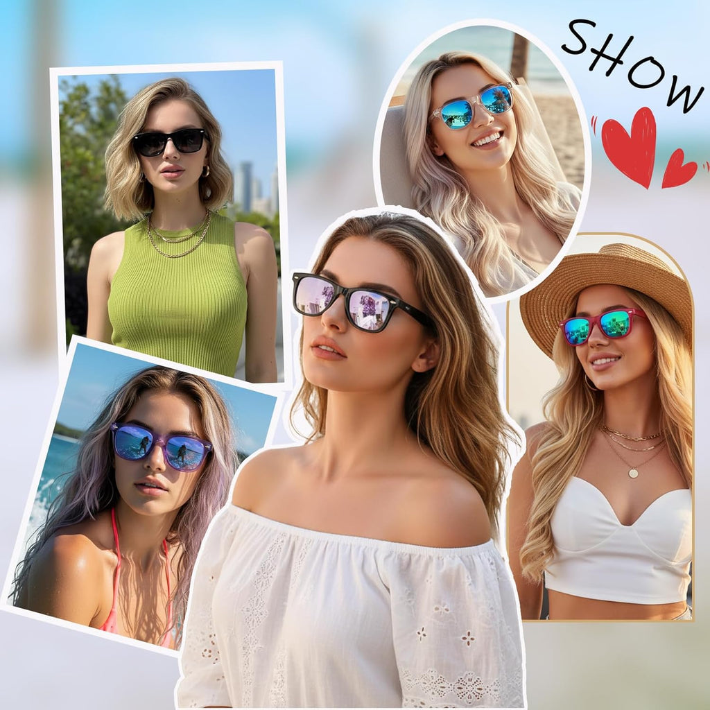SIPHEW Polarized Sunglasses - UV400 Mirrored Beach Eyewear for Men & Women | Designer Unisex Fashion