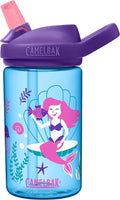 CamelBak Eddy+ Kids Water Bottle - Bite Valve Straw & Eco-Friendly Tritan Renew Material
