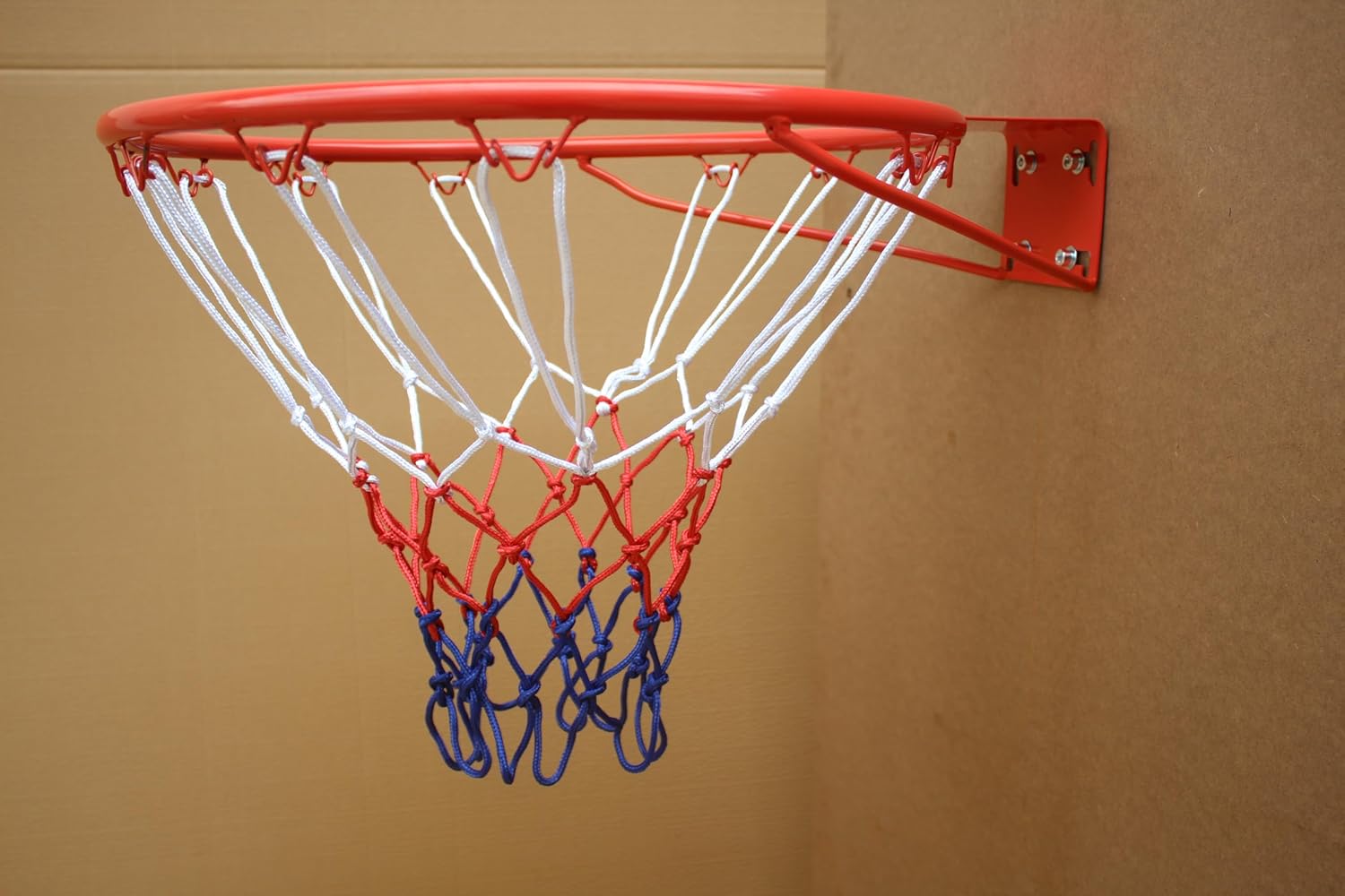 Skiennix 18-Inch Basketball Rim - Heavy-Duty Solid Steel with All-Weather Net for Indoor/Outdoor Use