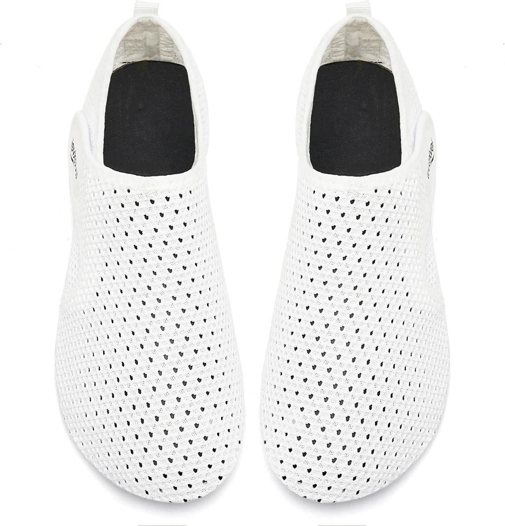 WateLves Water Shoes - Quick Dry Aqua Socks for Men & Women | Adjustable Barefoot Slippers for Beach & Pool