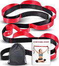 Acozycoo Stretching Strap - 10 Loop Yoga Strap for Physical Therapy & Flexibility Training