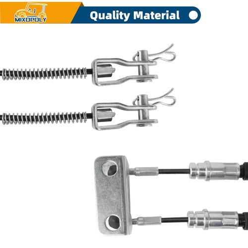Mixopoly Golf Cart Brake Cable Kit 70969-G03 for EZGO TXT/Medalist 1994-up, Passenger and Drive Side Brake Cables, Replace OEM 70716-G03 70273-G03