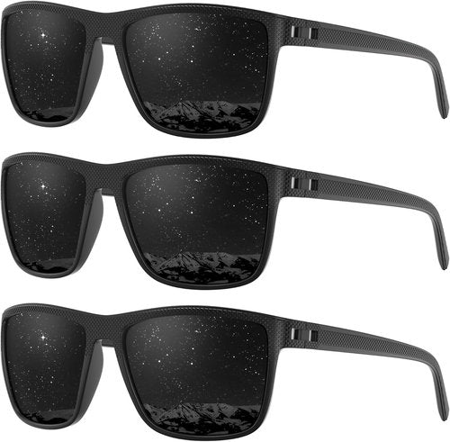 Fanshen Polarized Sports Sunglasses - UV Protection, Lightweight Design for Men | Ideal for Driving, Fishing, Golf, Cycling