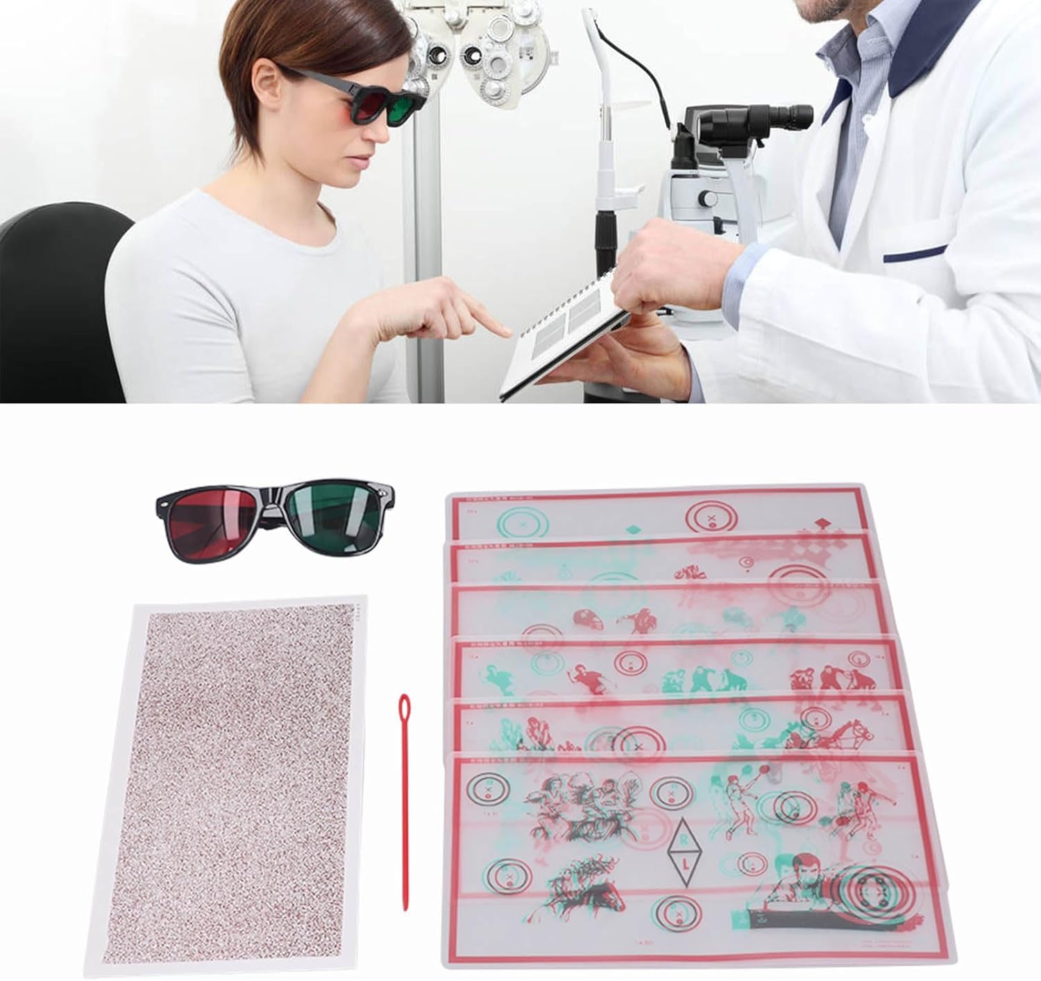 Vectogram | Red Green Fixed Eye Training for Convergence Insufficiency - Improve Stereopsis & Low Vision