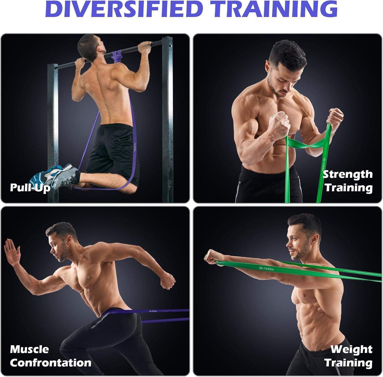 Skiennix Resistance Bands - Pull Up Assistance Set for Effective Workouts | Ideal for Men & Women