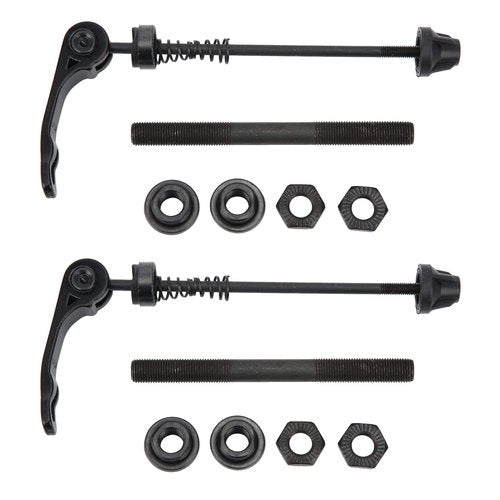 Tomotato Bike Quick Release Skewers, Aluminum Alloy Quick Release Axle with Smooth Action for Mountain and Road Bikes, 2 Pairs Front/Rear Wheel Hub Accessories for Cycling Enthusiasts