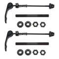Tomotato Bike Quick Release Skewers, Aluminum Alloy Quick Release Axle with Smooth Action for Mountain and Road Bikes, 2 Pairs Front/Rear Wheel Hub Accessories for Cycling Enthusiasts