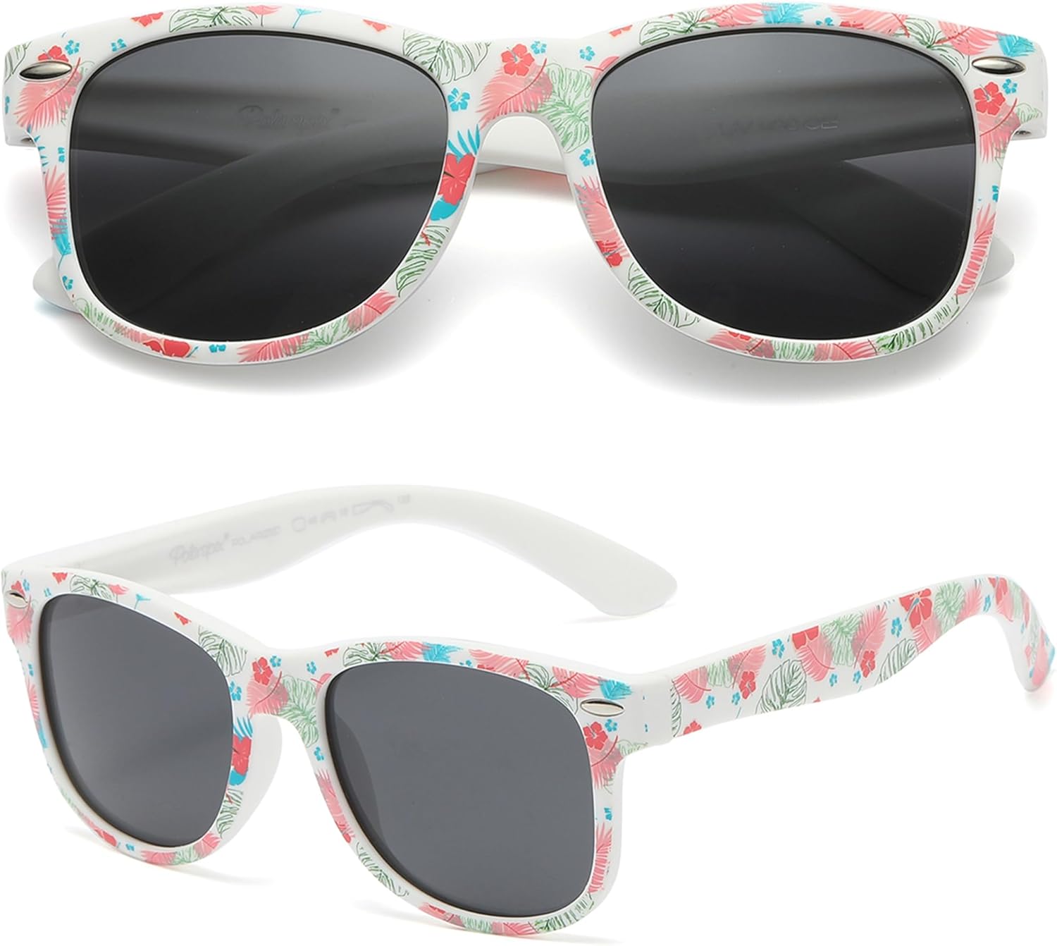 PolarSpex Toddler Sunglasses - Unbreakable UV Protection Polarized Shades for Kids Age 2-8