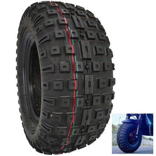 14 Inch Electric Scooter Tire 14x5.0-6.5 Off Road Fat,130/70-6.5 Tubeless Antiskid Off Road Tire Anti-Skid Replacement Tire For E-Scooter, Atv, Go Kart Compatible with Toursor Scooter