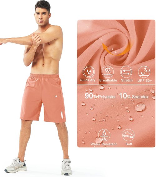 NORTHYARD Men's Athletic Running Shorts - Quick Dry Lightweight Gym Workout | 7"/9"/5" Sizes