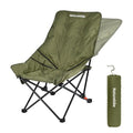 Naturehike Seastar Padded Camping Chair, Oversized 2-Position Adjustable Folding Chair, Portable Camp Chair with Side Pocket & Carry Bag