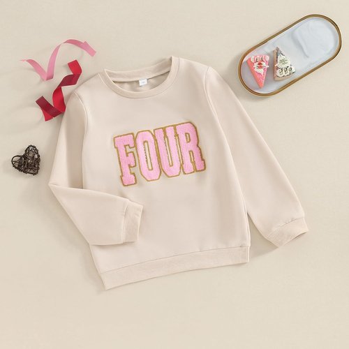 Lamuusaa Toddler Birthday Outfit - Embroidered Sweatshirt for Boys & Girls | Perfect Gift for Ages 1-6