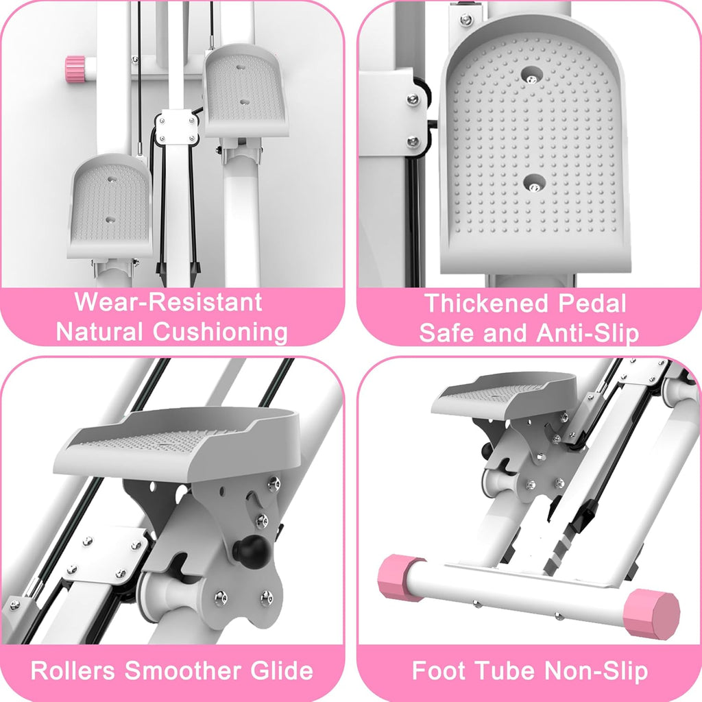 Vertical Climber Machine by [Brand Name] - Full-Body Stair Stepper for Home Use | 265lbs Capacity, Adjustable Handlebar