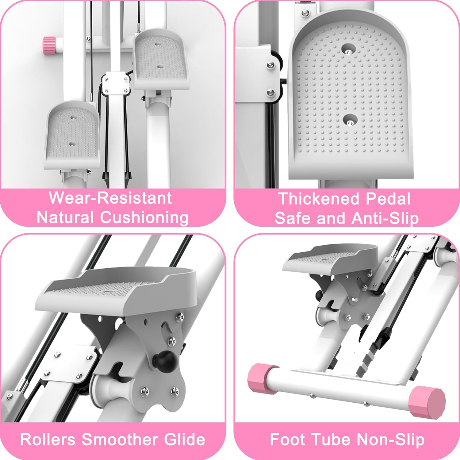 Vertical Climber Machine by [Brand Name] - Full-Body Stair Stepper for Home Use | 265lbs Capacity, Adjustable Handlebar