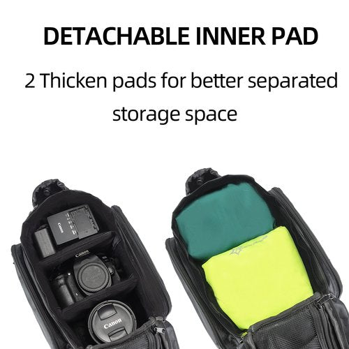 ROCKBROS Bike Trunk Bag 13L-25L Bike Rear Rack Bag Bike Cargo Rack Bag Rear Rack Carrier Bag