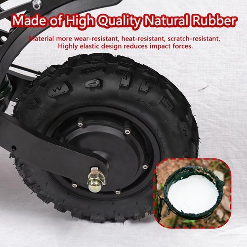 90/65-6.5 Vacuum tire, 11 Inch Replacement, With tire Air Valve, for Dualtron Zero 11X Kaabo Scooter Fits Most 38cc 47cc and 49cc Mini Pocket Bikes MTA1/MTA2, GP-RSR and More (Vacuum Tire x 2)