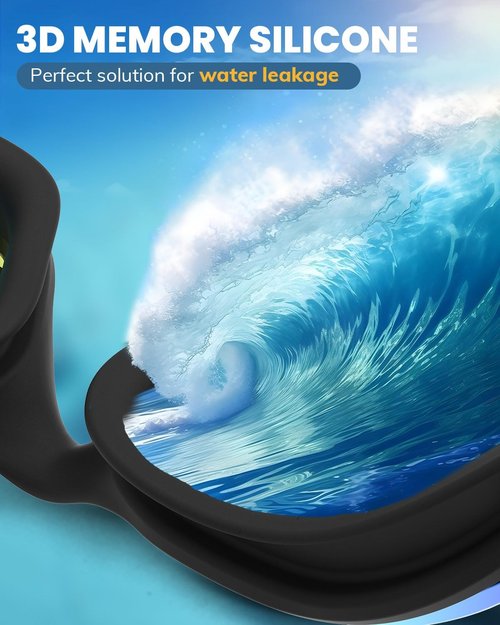 MOXTOYU Swimming Goggles - Professional Anti-Fog, UV Protection | 2-Pack for Adults & Youth