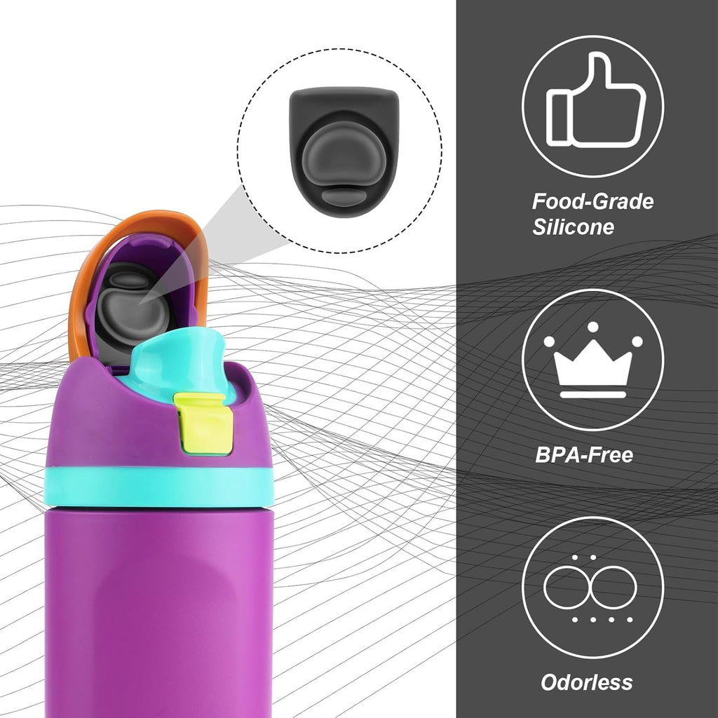 Owala Replacement Stopper Set - BPA-Free Silicone Lids for 24oz & 32oz Water Bottles | 4 Colors
