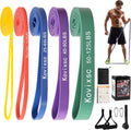 Skiennix Resistance Bands - Versatile Workout & Pull-Up Assistance Bands for Men & Women | Includes Door Anchor & Handle