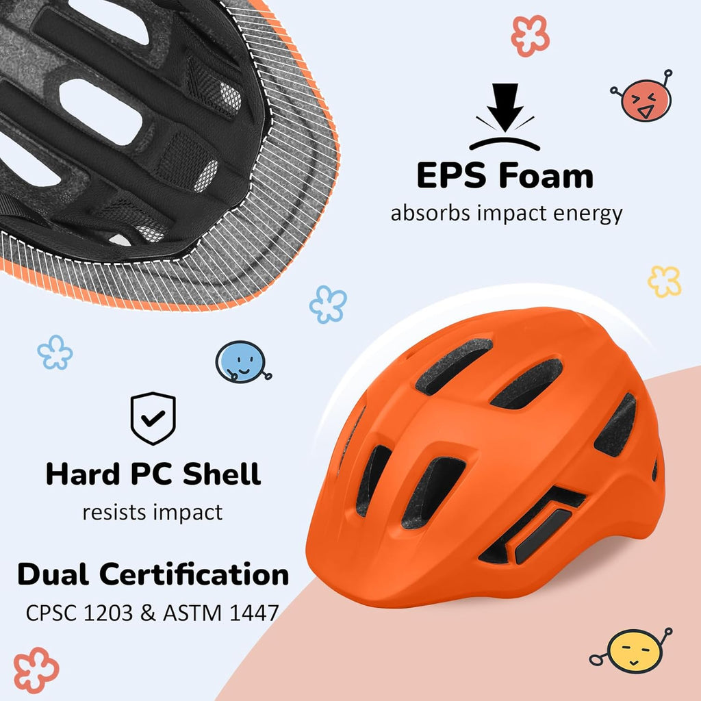 Skiennix Toddler Bike Helmet - Adjustable Multi-Sport Design for Ages Infant to Schoolchild | 2 Sizes