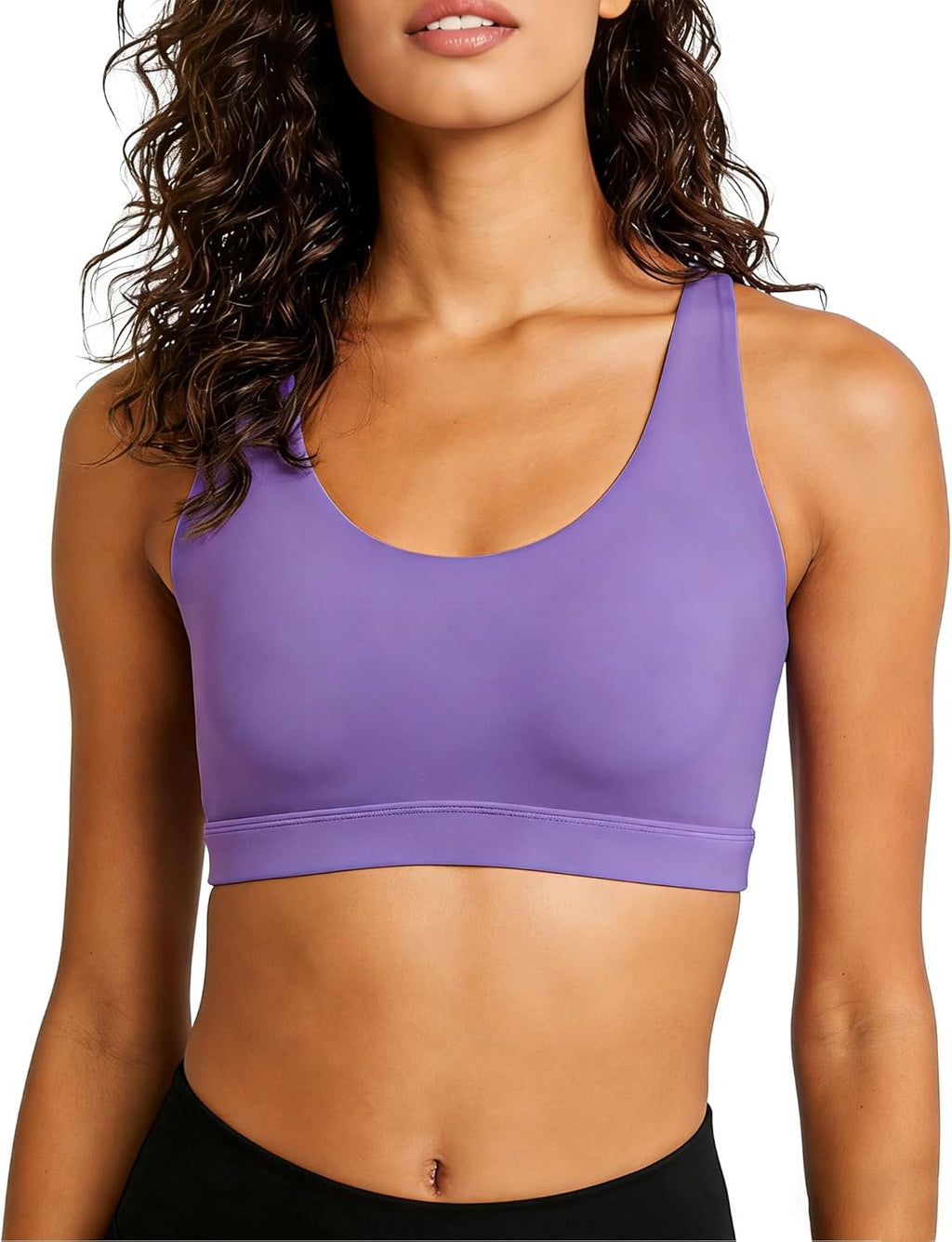 Skiennix High Impact Sports Bra - Padded Racerback Running & Yoga Crop Tank Top for Women