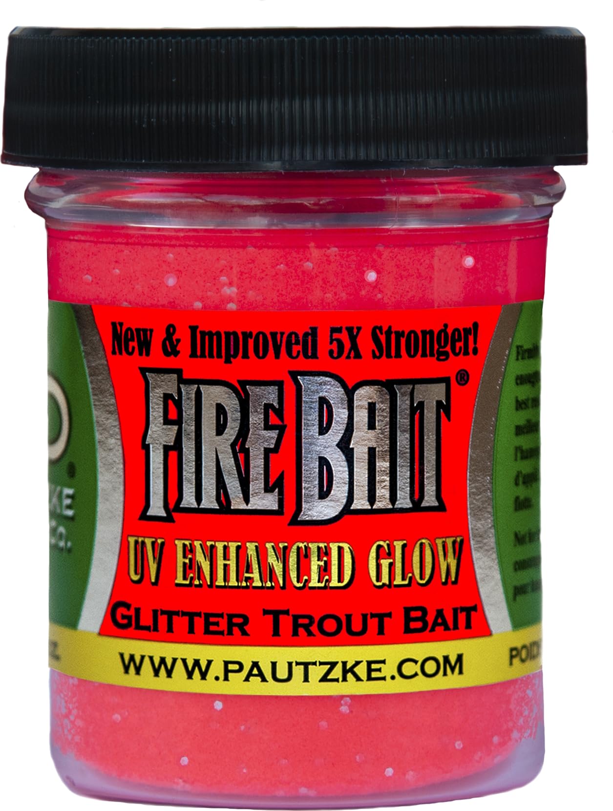 Pautzke Balls O' Fire Glitter Trout Bait, 1.5-Ounce, Red