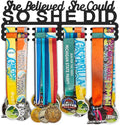 Dafftos Medal Hanger - Wall-Mounted Ribbon Holder & Display Frame for Medals - Easy Installation