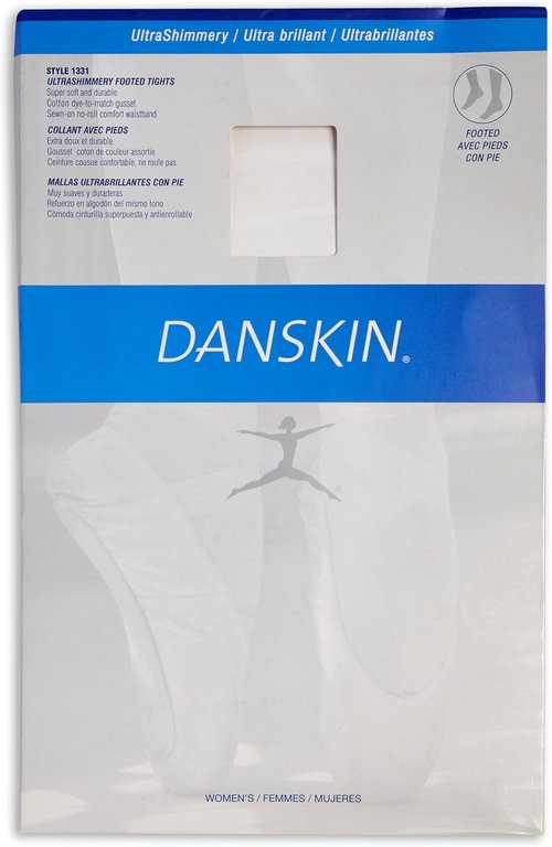 Danskin Shimmery Footed Tights - Stylish Comfort for Women | Perfect for Dance & Everyday Wear