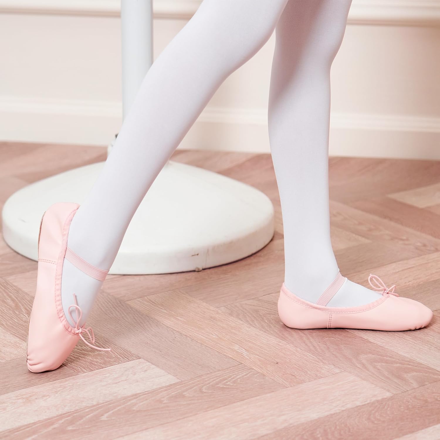 STELLE Ballet Shoes - PU Leather Dance Slippers for Girls & Boys | Toddler to Big Kid Sizes