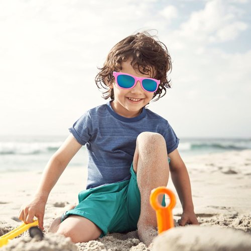 GoodUping Kids Sunglasses - UV Protection 6-Pack | Perfect Party Favors for Ages 3-6