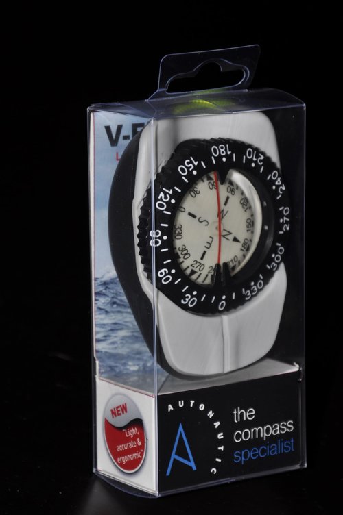 Handbearing Compass - V-Finder - Ergonomic and Ambidextrous Design - 40mm Dial. Shockproof, Waterproof and Sandproof. Precise and Precious Companion When Trekking or Hiking. - Made in Europe