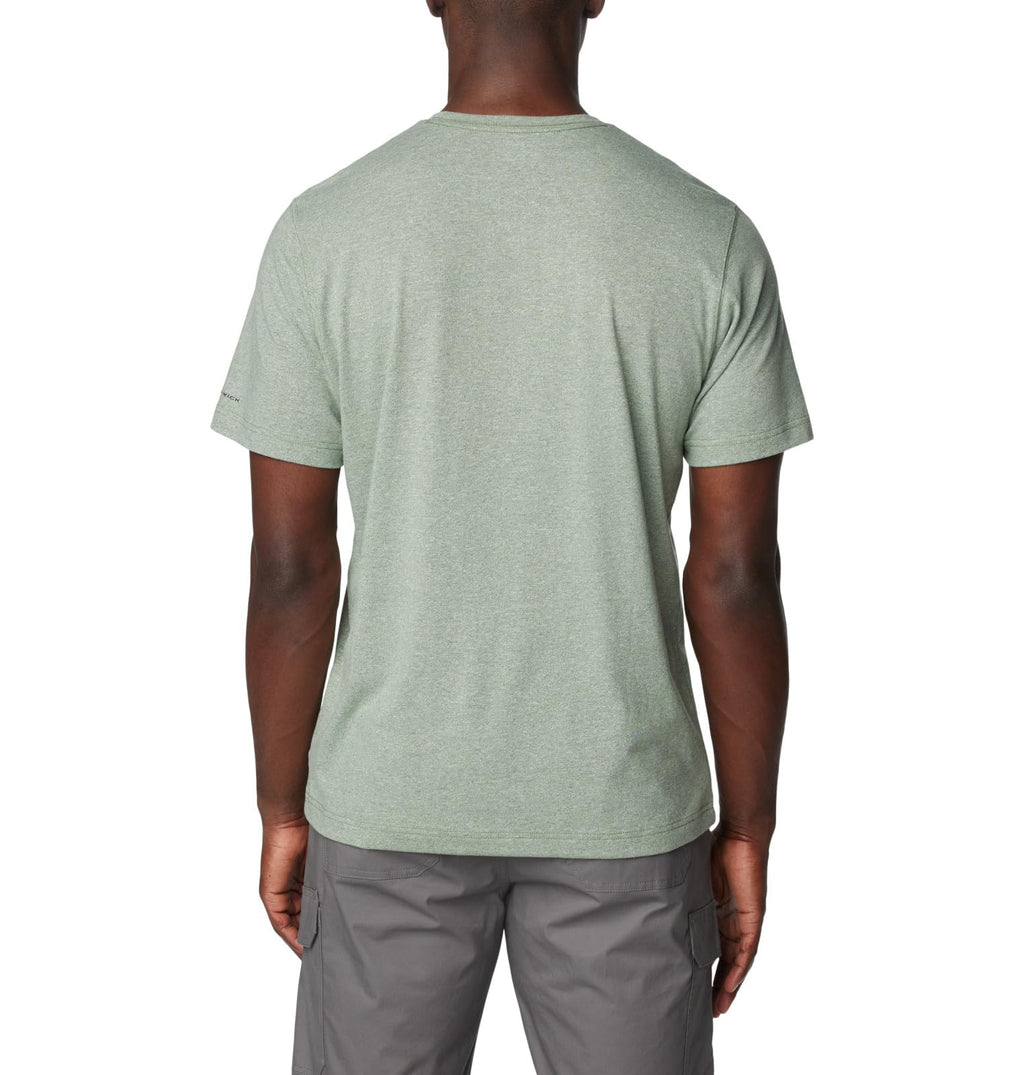 Columbia Men's Thistletown Hills Short Sleeve, Canteen Heather, 4X
