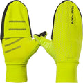 Nathan, HyperNight Reflective Convertible Mitt, Hi Vis Yellow/Geo Print, X-Large
