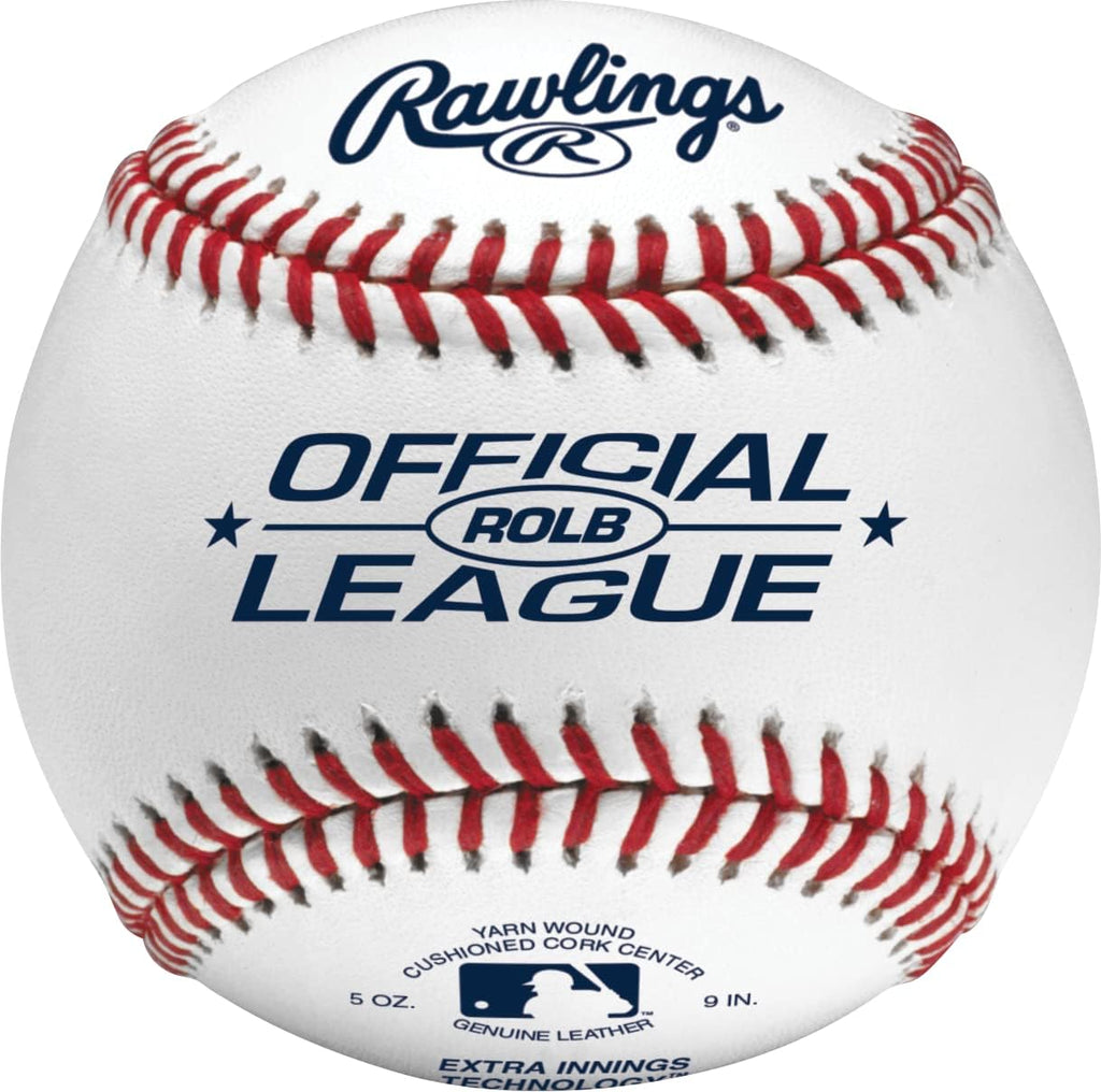 Rawlings Official League Baseballs - Tournament Grade Leather Cover | 12 Count for Ages 14U
