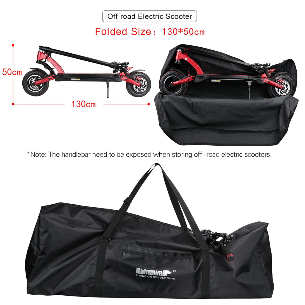 Rhinowalk Electric Scooter Carrying & Storage Bag – Portable Transport Solution for E-Scooters, Essential Electric Scooter Accessories