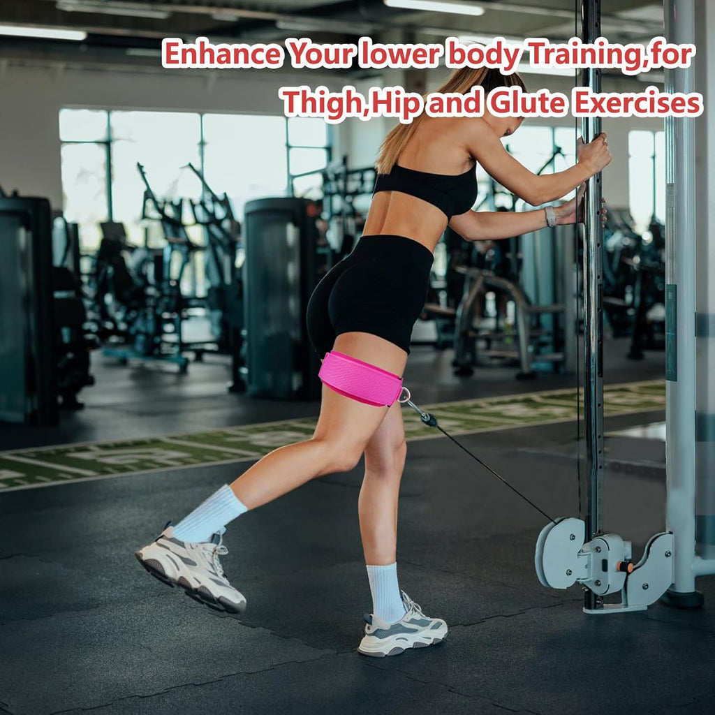 Skiennix Fitness Training Thigh Strap - Leg Ankle Wrist Straps for Cable Machines | Women's Resistance Belt