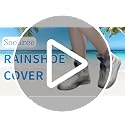 Rain Boot Covers Waterproof Silicone Overshoes for Men Women XL White